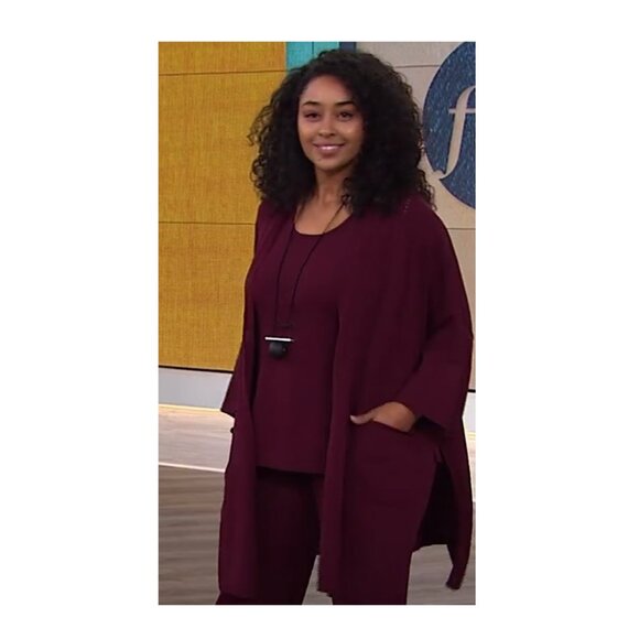 Wynne Layers Pointelle Drama Kimono - Picture 5 of 10